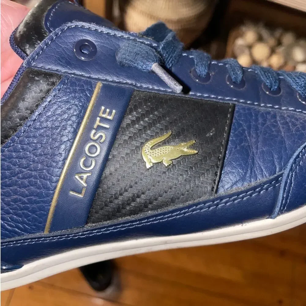 Lacoste Men's Chaymon Sneaker Low Top Tennis Shoes 10.5 $135